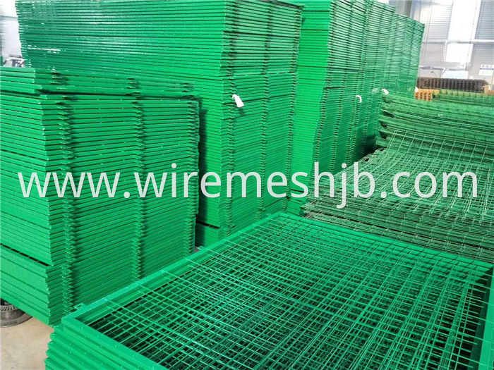 Green Welded Wire Mesh Fence